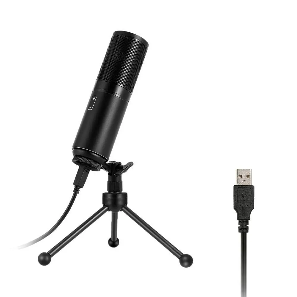 USB микрофон микрофоны для компьютера Настольный Ноутбук штекер ноутбука &amp Play