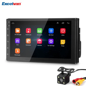 

2 Din Android 6.0 7'' Car Multimedia Player Touch Screen WiFi Bluetooth GPS Navigation FM Radio DVR Monitoring System Car Radio