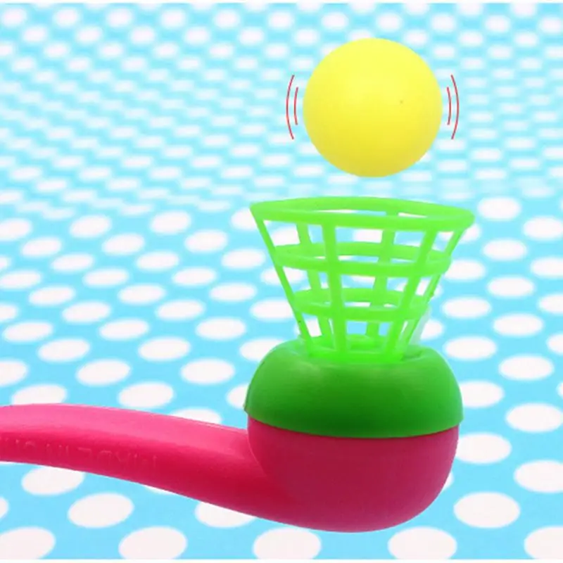 

Floating Children Blow Balls Gift Kids Pipe Games Party Air Suspension Toys