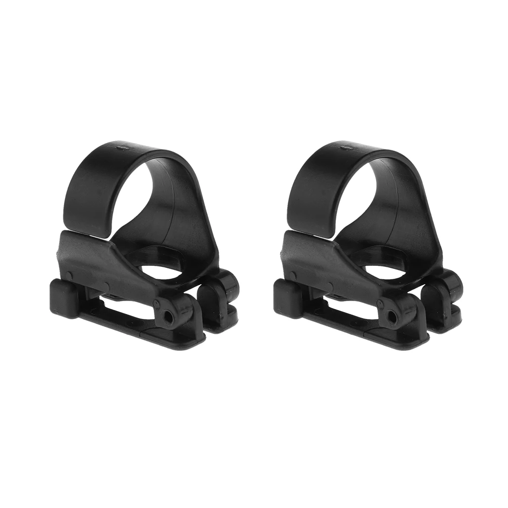 Diving Clip 2 Pieces Quick Release Plastic Snorkel Clip Keeper 1' Universal For Attaching To Mask Strap Swimming Accessories