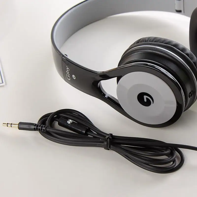 

New S9 Noise Reduction Headset Simple Solid Color Foldable Big Headset Student Gift Headphones Deep Bass Stereo Mic Earphone