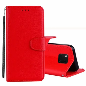 

10pcs/lot free shipping Case Soft TPU + PULeather Lychee Wallet Case For huawei Mate 20 Mate 20 lite Mate 20 PRO Mate 20 X