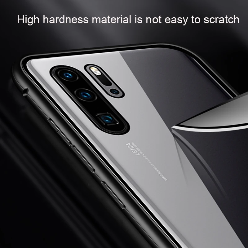P30Lite P30Pro Магнитный флип чехол для Huawei P30 P20 Mate 20 x Pro Lite стекло твердая задняя крышка