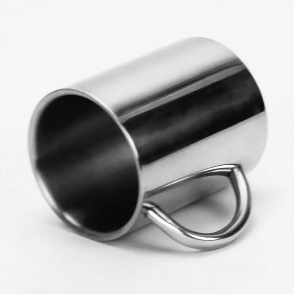 Portable Stainless Steel Coffee Beer Mug Double Wall Insulated Tea Milk