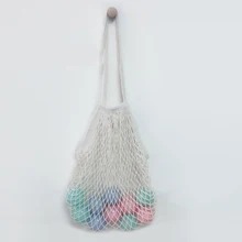 Лидер продаж Модные фрукты строка плеча Бакалея Shopper Tote плетеная сетка чистая Сумка Многоразовые для бакалейный продуктов длинная ручка для сумки