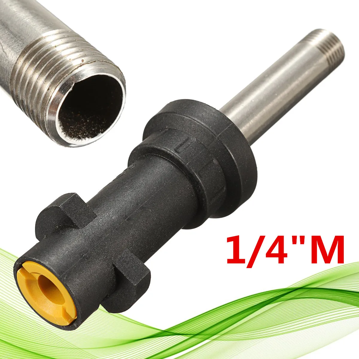 

1/4'' M Pressure Washer Foam Lance Compatible Adaptor For Karcher K-Series