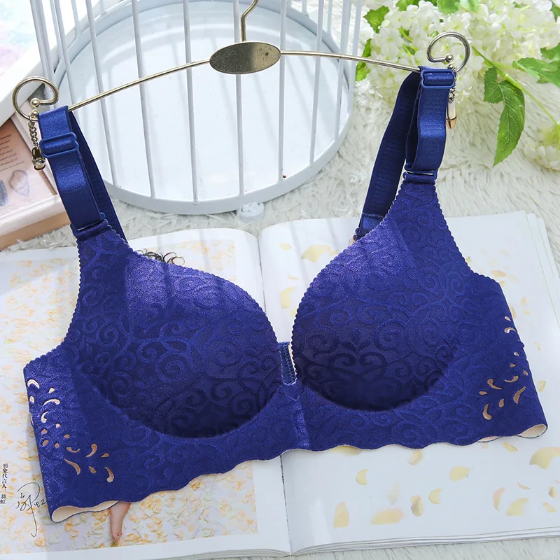 Sexy Deep V Cup Bras For Women Push Up Lingerie Seamless Bra Wireless Bralette Intimates Female Underwear 85c 90c 95c 100c 105c