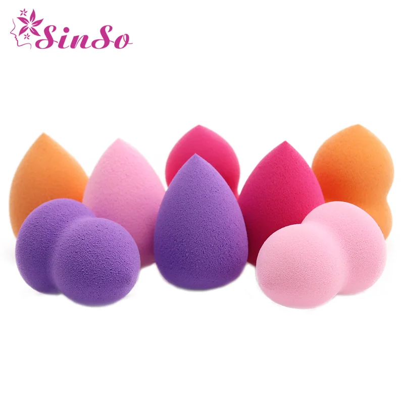 

SinSo 4Pcs Face Makeup Sponge Powder Makeup Cosmetic Puff Foundation Sponge Facial Beauty Concealer Make Up Sponges Tools