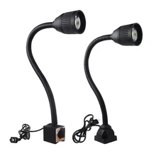 CLAITE 5 Вт 90-220 В 50 см светодиодный светильник Промышленный Станок с ЧПУ Токарный инструмент светильник фрезерный станок рабочий светильник Рабочий стол лампа