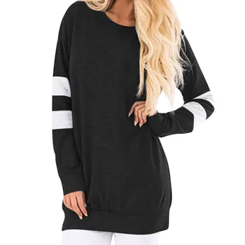 

Women Casual Long Sleeve Sweatshirt Pullover Long Shirt Tunic Tops Blouse
