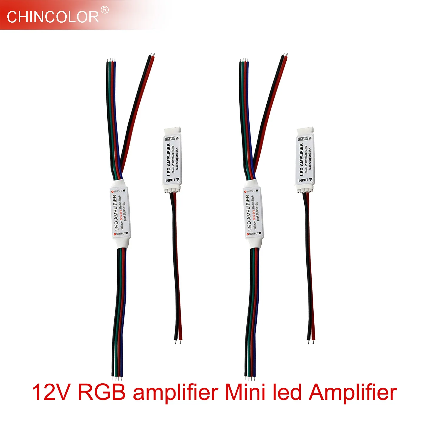 Светодиодный мини усилитель 12 В rgb репитер консоль 144 Вт для 5050 3528 RGB светодиодный