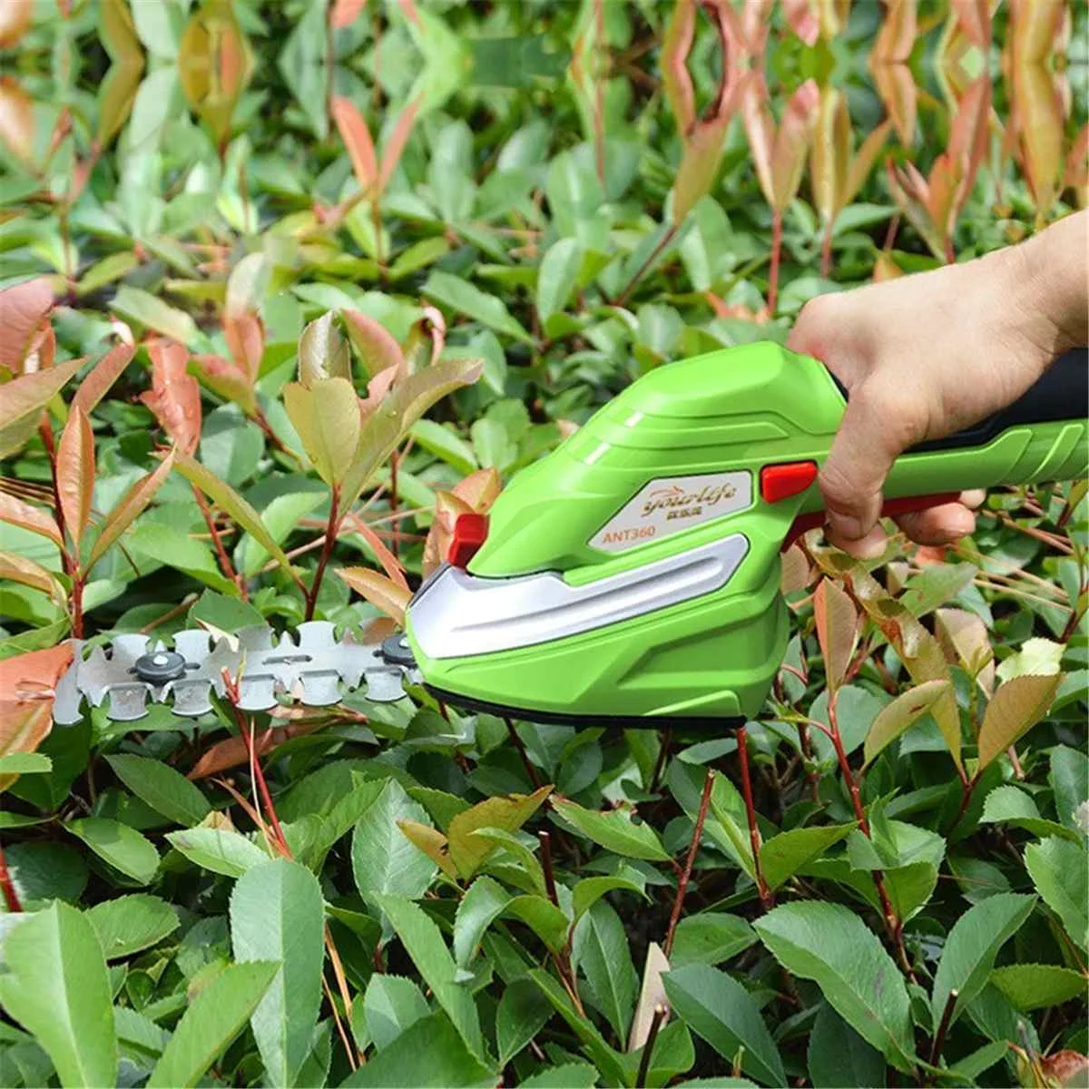  Portable Electric Lawn Mower Cordless Grass Shear Rechargeable Trimmer Pruning Tools Shear Garden P