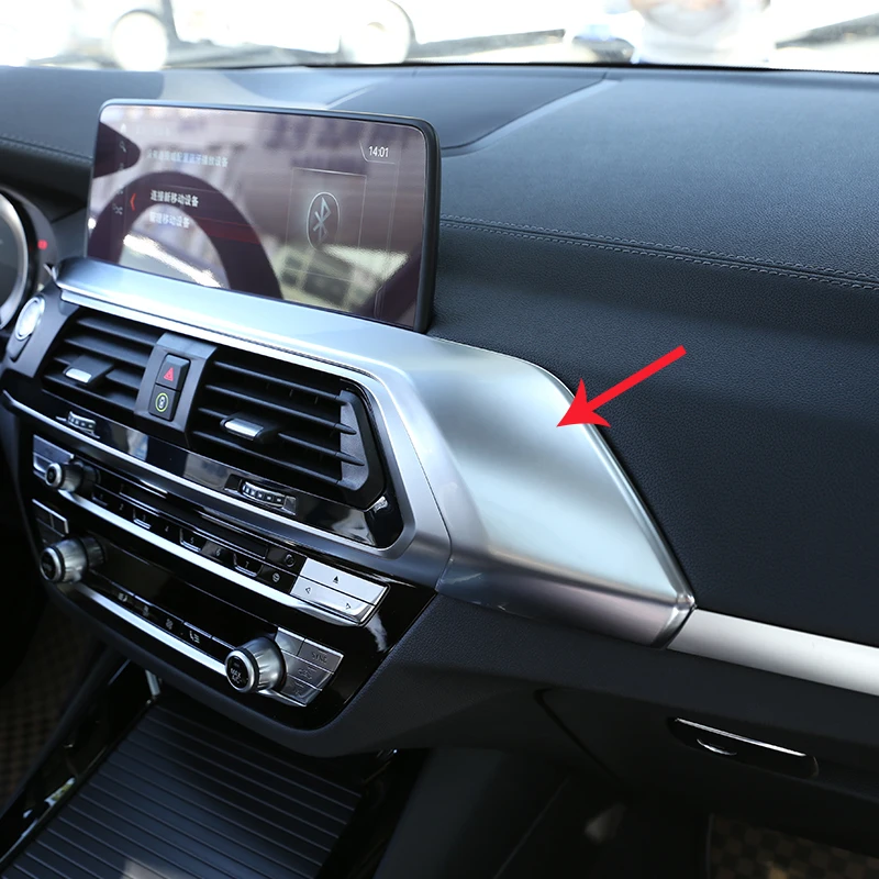 1 Pcs For BMW X3 G01 2018 Car ABS Matte Center Console Decoration Cover Panel Trim Accessories X4 G02 | Автомобили и мотоциклы