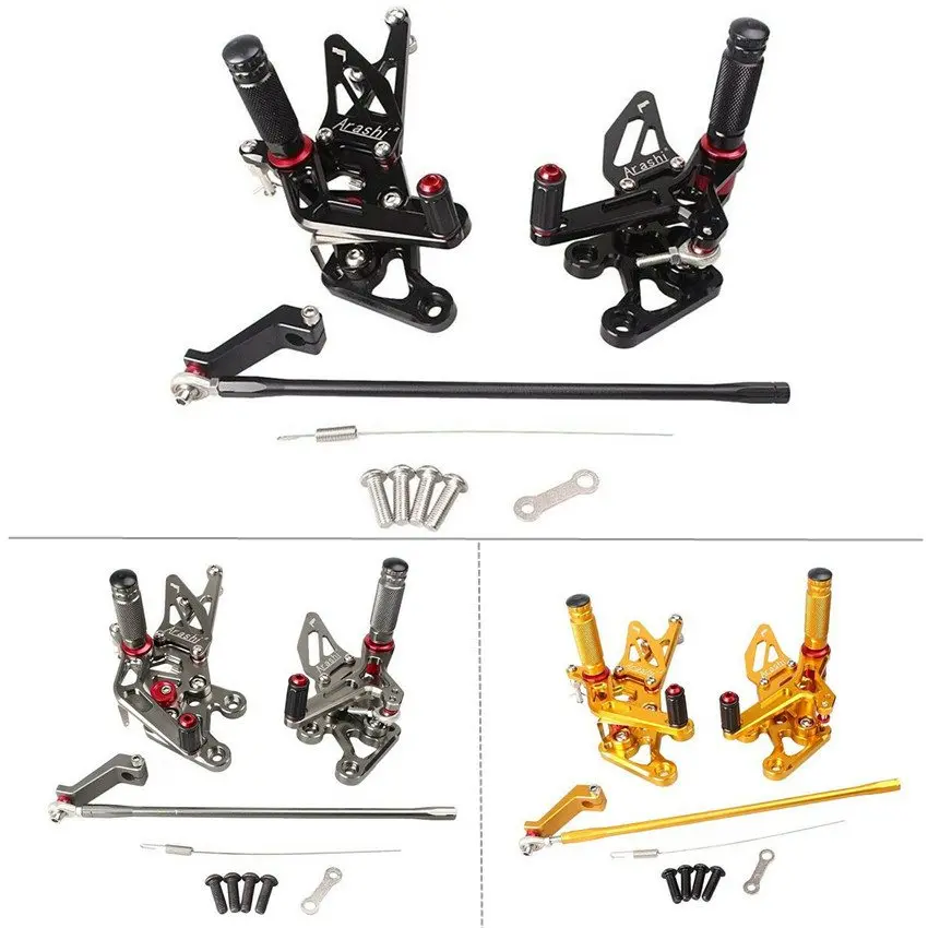 For Yamaha FZ1 2006-2014 FZ8 2010 2011 2012 2013 CNC Aluminum Adjustable Rear Set Foot Pegs Pedal Footrest Rearset For Yamaha FZ1 2006-2014 FZ8 2010 2011 2012 2013 CNC Aluminum Adjustable Rear Set Foot Pegs Pedal Footrest Rearset
