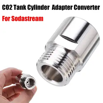 

Adapter Converts Soda Stream for Club CO2 Cylinder Tank T21-4 to W21.8-14