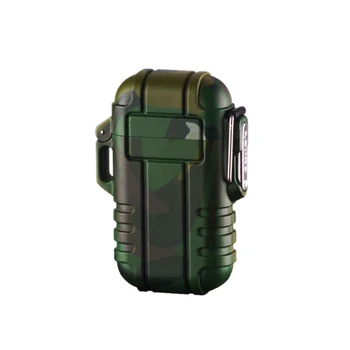 

Promotion! Lichtbogen Feuerzeug wasserdicht - Outdoor Double Arc Lighter waterproof camouflage