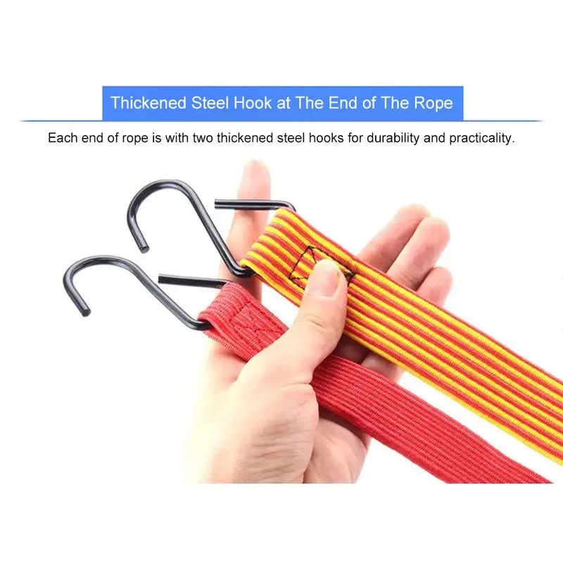 Electric Car Trunk Tied Rope Bicycle Motorcycle Express Pull Rope Elastic Strap Tied Luggage Wrapped Belt in Binding