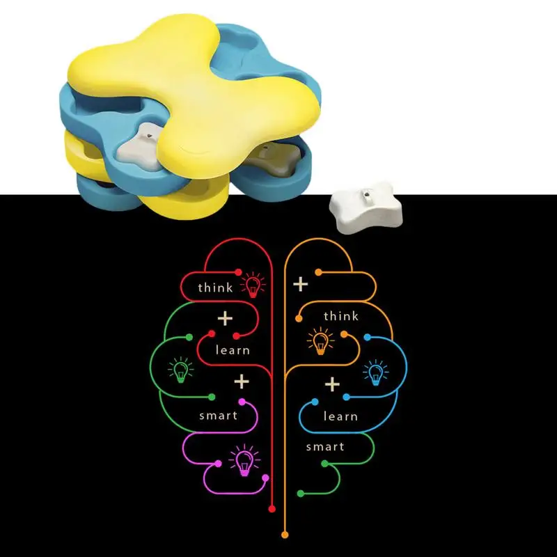 Игрушки для собак кость Торнадо моделирование обучающая игрушка с вращением и кручеными слоями для домашних животных медленное кормление чаша забавная игрушка для игры для собак