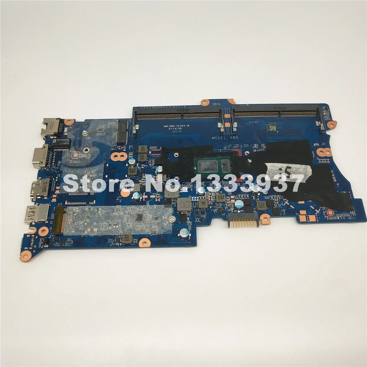 DA0X8BMB6F0 материнская плата для HP Probook 430 G5 440 430-G5 440-G5 X8B ноутбука SR3LA I5-8250U | Компьютеры
