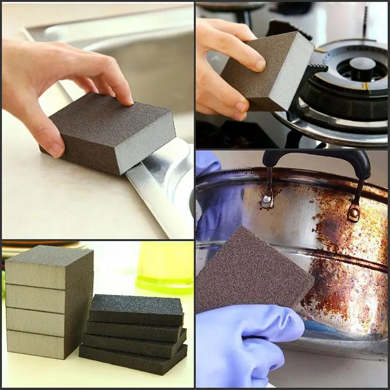 

1/2/3/5pcs Nano Sponge Magic Eraser For Removing Rust Cleaning Cotton Emery Sponge Kitchen Supplies Descaling Clean Rub Pot