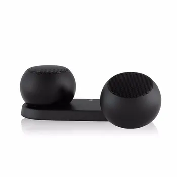 

Portable Small Bluetooth Speakers V4.2 Wireless Charging Speakers Subwoofer Dual Stereo Sound Smart HiFi Speaker