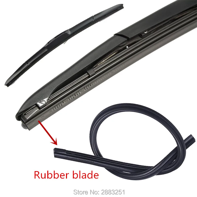 Free Shipping Car Windshield Wiper Blade Insert Rubber strip (Refill