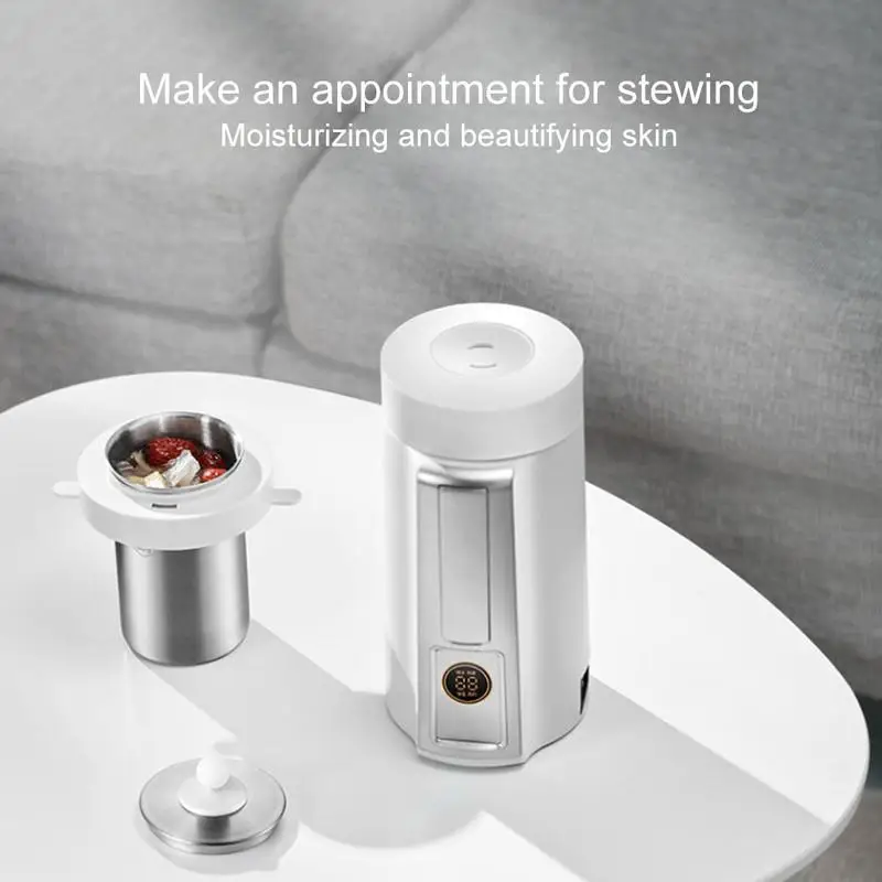 

Portable Mini Electric Kettle Multifuntion Instant Heating Cup Milk Boiling Cup with Hidden Handle for Home ,Office ,Travel