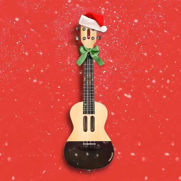 

Populele 23" APP LED Bluetooth USB Smart Ukulele Gift For Beginners Italian Aquila Nylon Strings European Maple Unique Ukulele