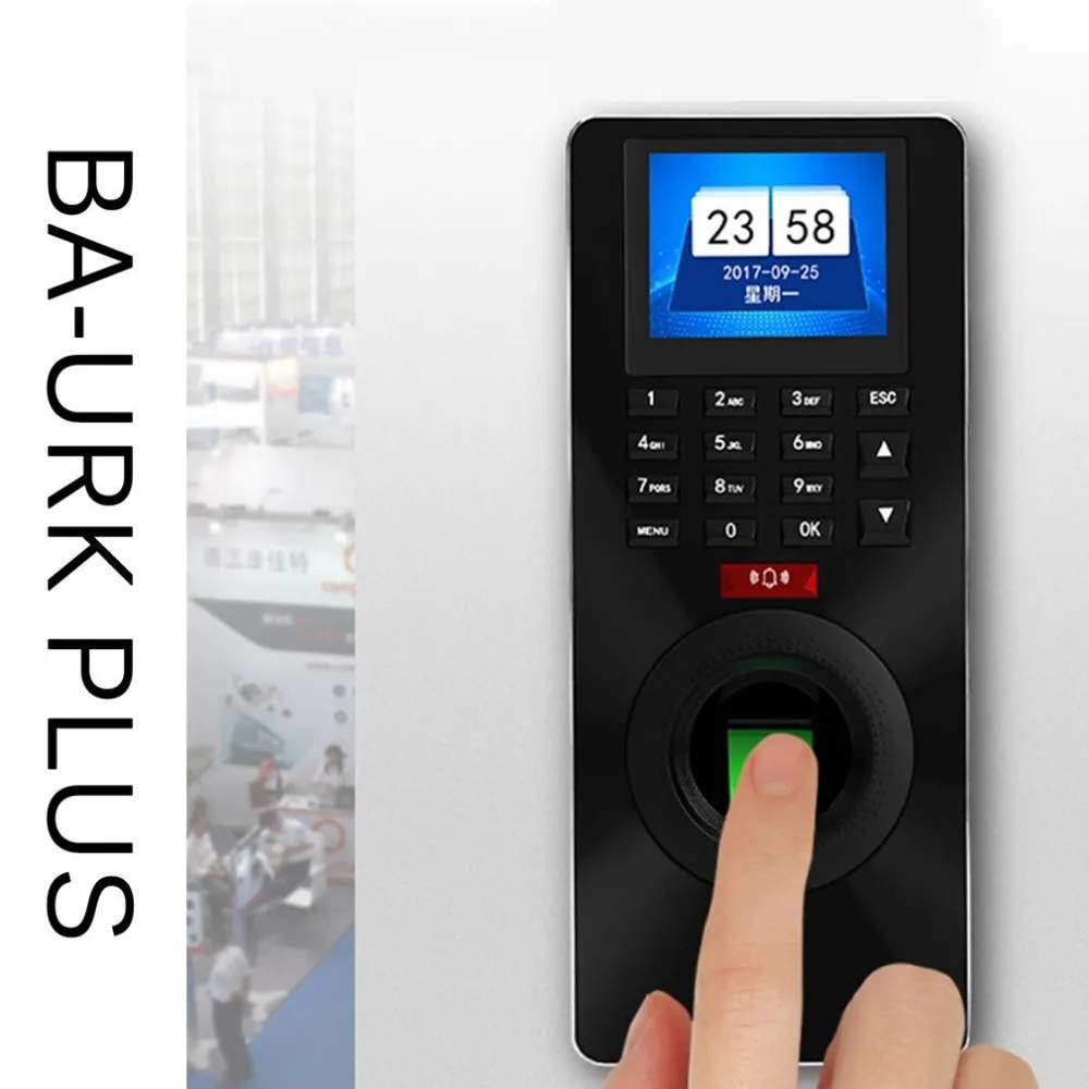 

Fingerprint Access Control Machine Time Clock Office Attendance Recorder Timing Fingerprint