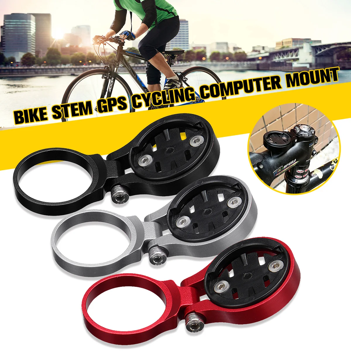 

Cycling Bike Bicycle Computer Mount Handlebar Computer GPS Extension Mount Holder Support for Garmin 200 500 510 520 800 810 820