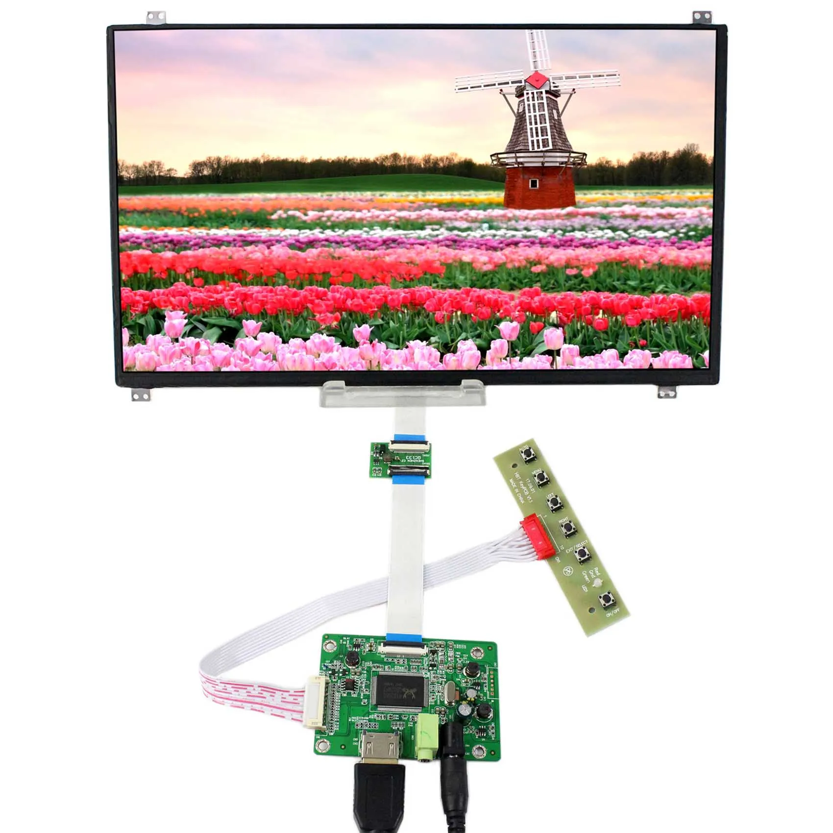 HD MI ЖК дисплей плата контроллера VS RTD2556H V1 с 13 3 дюймов N133HSE EB2 1920x1080 edp экран|board