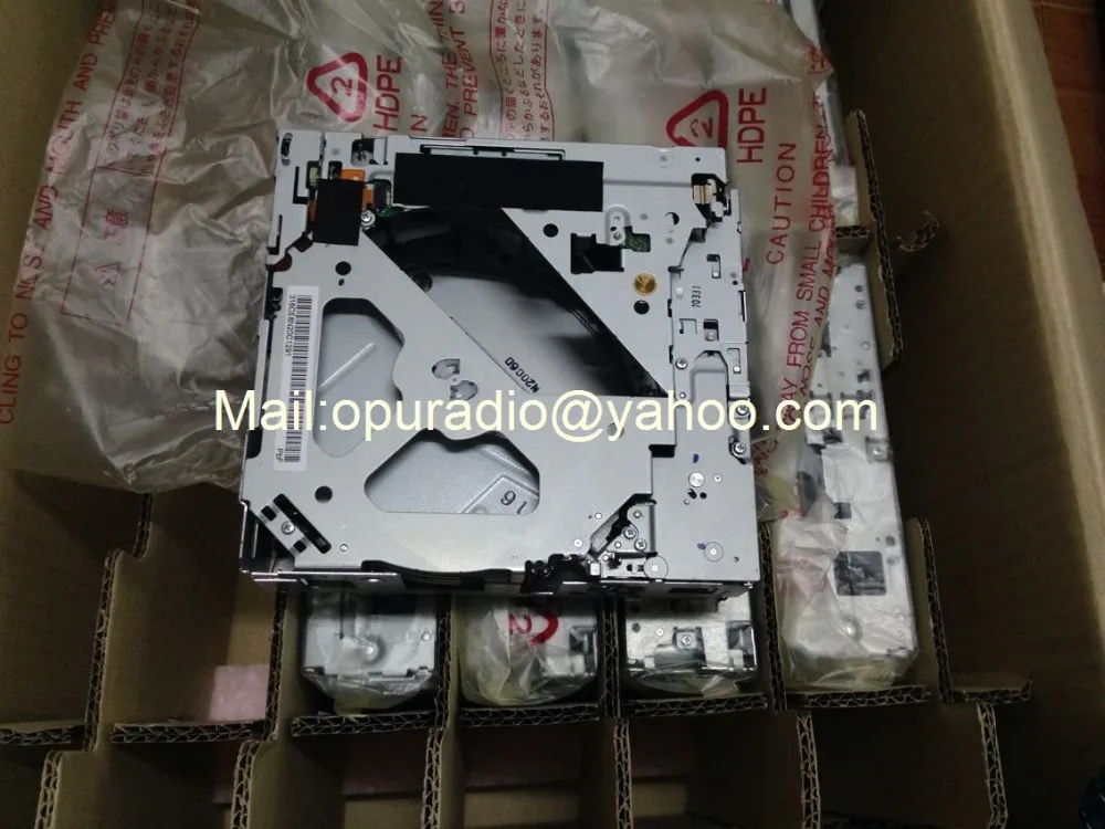 Cheap 100%New Matsushita 6 CD/DVD changer mechanism 19Pin for Mercedes COMAND APS NTG3 Backer Harma W221 W204 S Class Navigation GPS 2