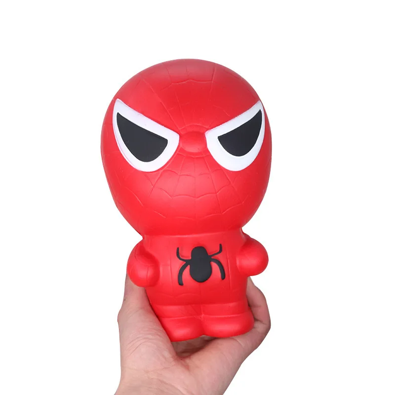 

1pc Cute Squishy Spiderman Toys Funny Soft Anti Stress Squishy Squishies Squeeze Toy Squishi Kawaii Animales For Kids #TC