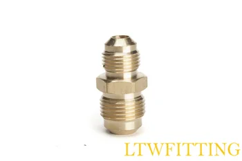 

LTWFITTING Brass 1/2" OD x 3/8" OD Flare Reducing Union,Brass Flare Tube Fitting