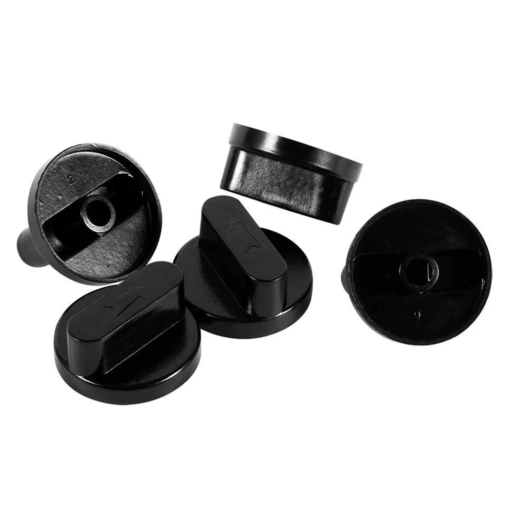 

5Pcs Home Use Rotary Switch Gas Cooker Plastic Wear Resistant Universal Easy Install Kitchen Smooth Replacement Part Stove Knob