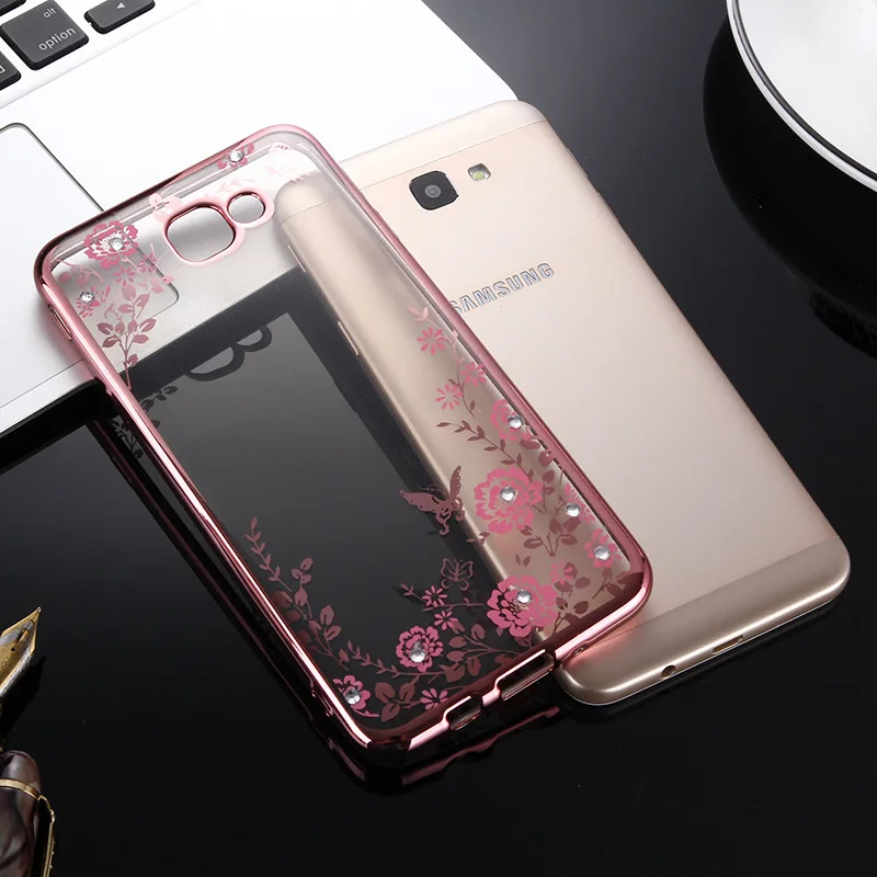 Цветок TPU чехол для телефона для samsung Galaxy A8 A6 плюс J3 J4 J6 J8 A3 A5 A7 S6 S7 край S8 S9 плюс J5/J7 Prime Чехлы для задней панели