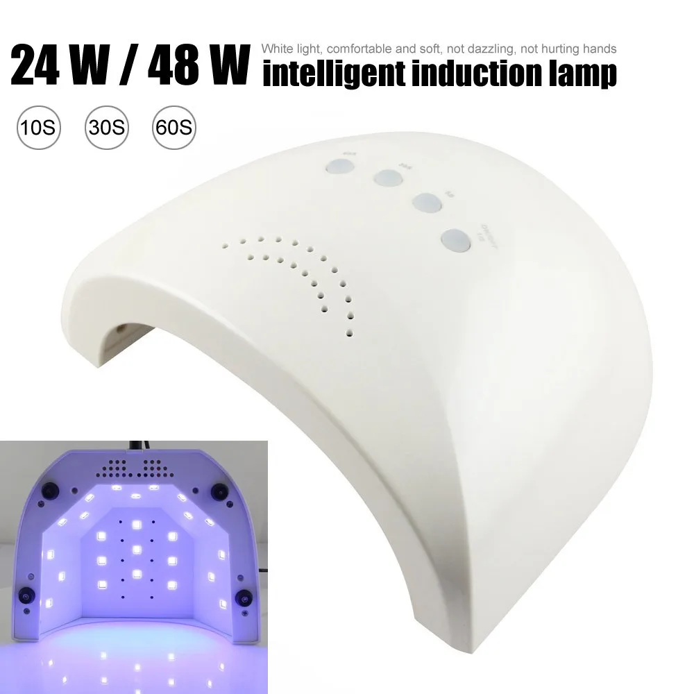 

36W UV LED Nail Dryer LKE CCFL*4 UV Lamp Dryer Nail for Curing UV Gel LED Gel Manicure Varnish 60s/90s/120s timer Nail Art Tools