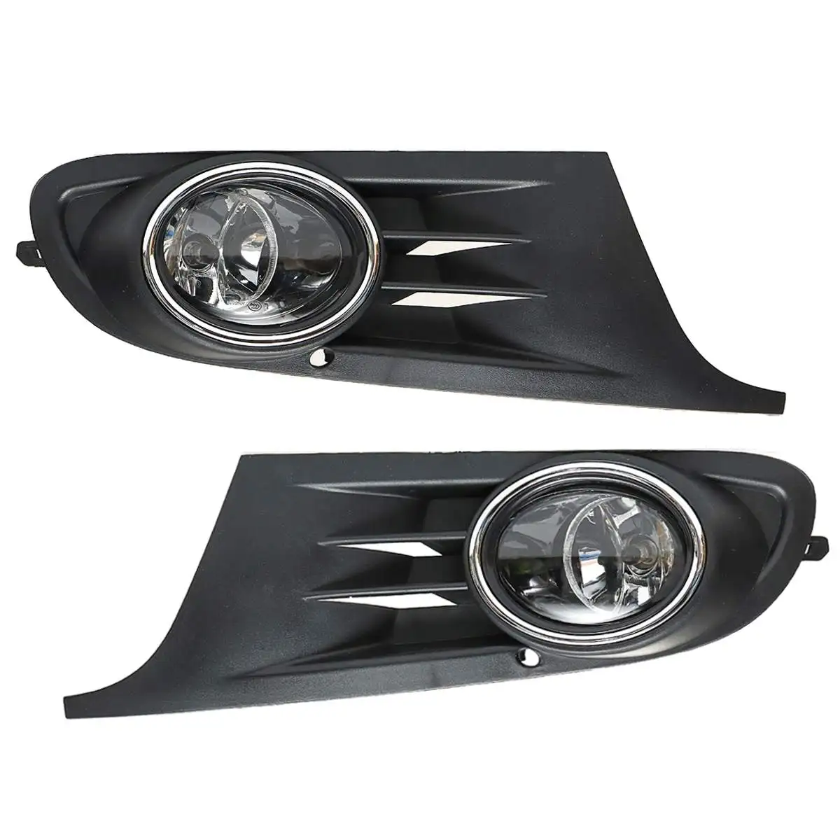 

For VW Golf 2008 2009 2010 2011 2012 2013 2014 Left Right Bumper 1Set 55W 12V Front Car Fog Light Lamp Bright Grilles w/ Harness