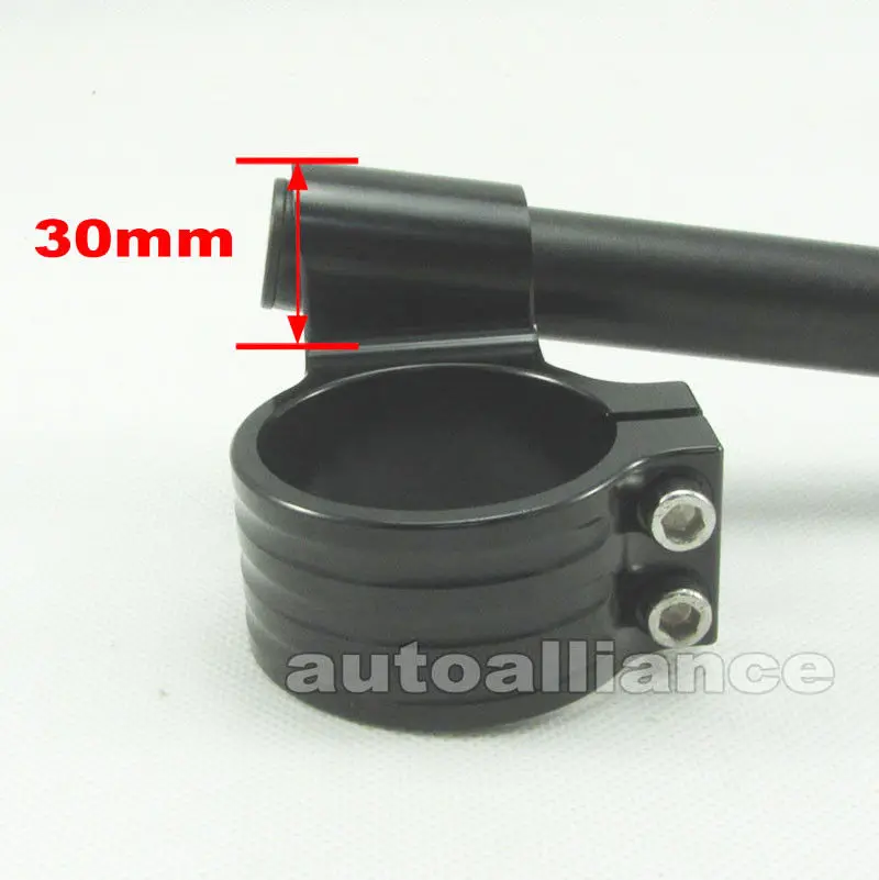 Мотоциклетный 53 мм Rise 30 CNC Clip Ons + 7/8 &quotРуль Для Ducati 748 916 996 998 749 999 848 1098 1198 StreetFighter
