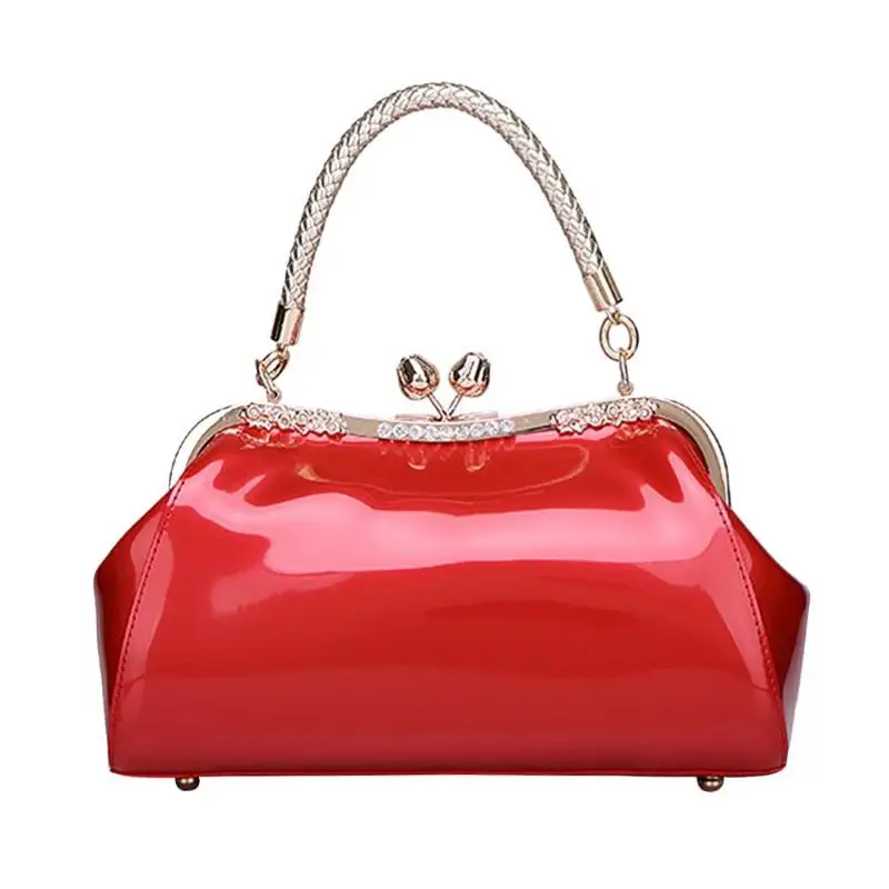 

Fashion Women Hand bags And Purse Patent Leather Top-handle Bags Handbags Ladies Crossbody Shoulder Bag Party