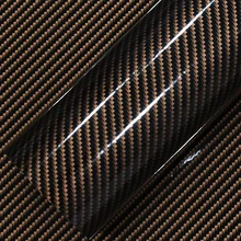 1 PCS 50*200 centimetri Nero 5D In Fibra di Carbonio della Pellicola Del Vinile Car Wrap Film 5D In Fibra di Carbonio Adesivo Auto auto Accessori Esterni Pellicola