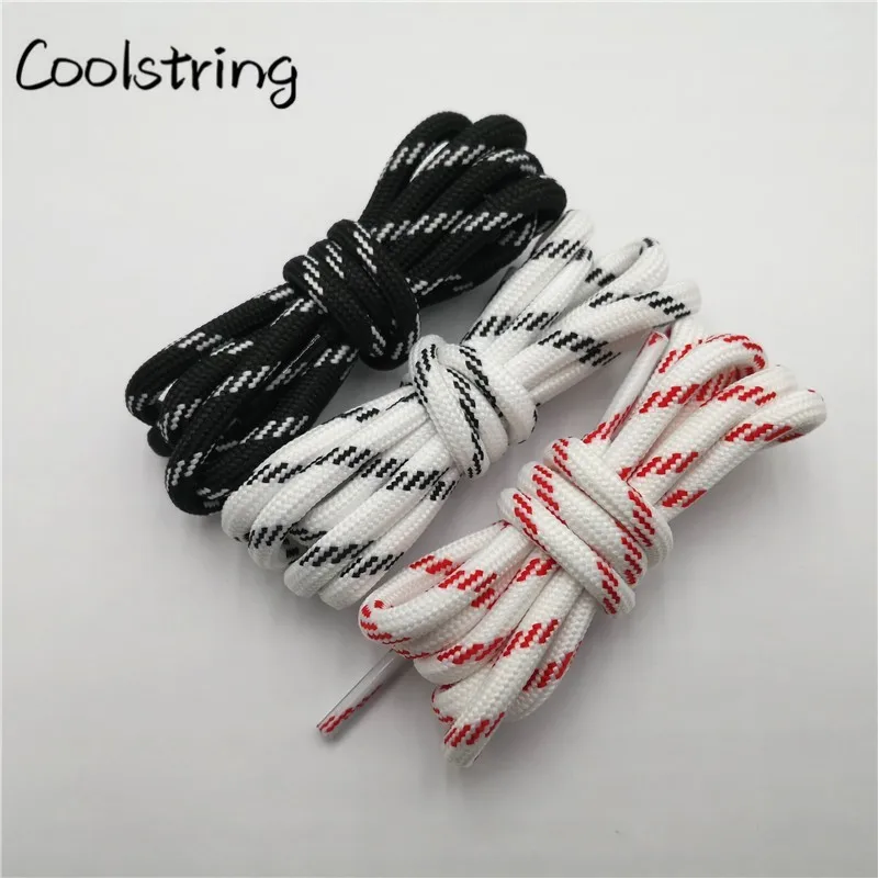 Coolstring 5 мм круглые шнурки спортивные Черные белые красные для обуви унисекс