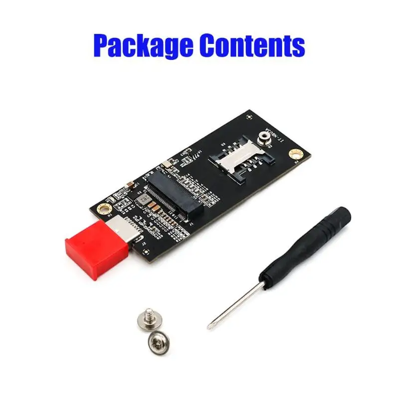 

NGFF M.2 Key B to USB 3.0 Adapter Raiser Card Board with SIM 6pin Card Slot for WWANLTE Module Computer Cables Connectors