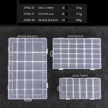 Распродажа портативный прозрачный отсек Коробка для хранения PP пластиковая рыболовная приманка квадратный крючок коробка для хранения Аксессуар коробка
