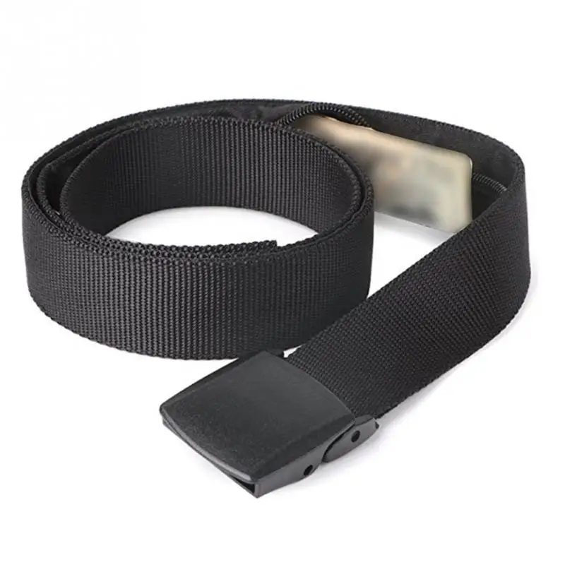 

Unisex Portable Money Belt Durable Travel Money Hiding Stash Anti Theft Belt Secret Compartment Belt Black #20