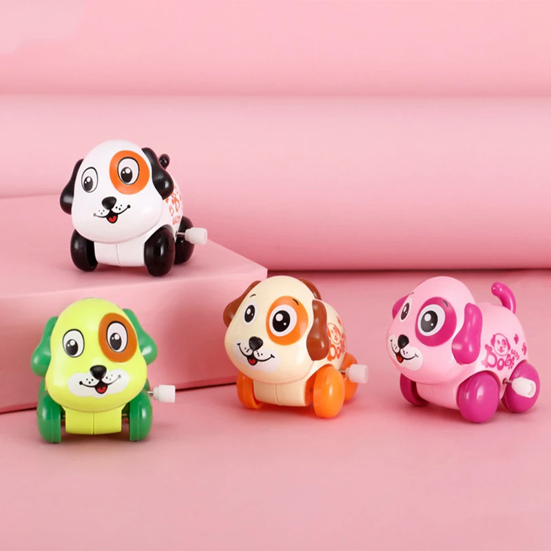 

Baby Toys Creative Chain Clockwork Toy Children Cartoon Animal Chain Small Toy Child Baby 0-1-3 Year Old Chain Dogwork Toy