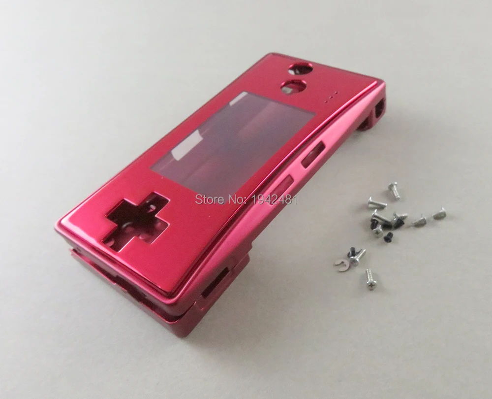 1 шт. сменный корпус чехол для GameBoy Micro GBM Лицевая панель 5 цветов винт|Запасные