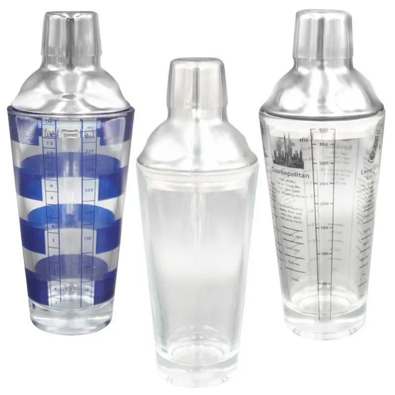 450ML Stainless Steel Cocktail Shaker Wine Martini Boston Fancy Drink Mixer Boston Style Shaker Party Bar Tools 450ML Stainless Steel Cocktail Shaker Wine Martini Boston Fancy Drink Mixer Boston Style Shaker Party Bar Tools