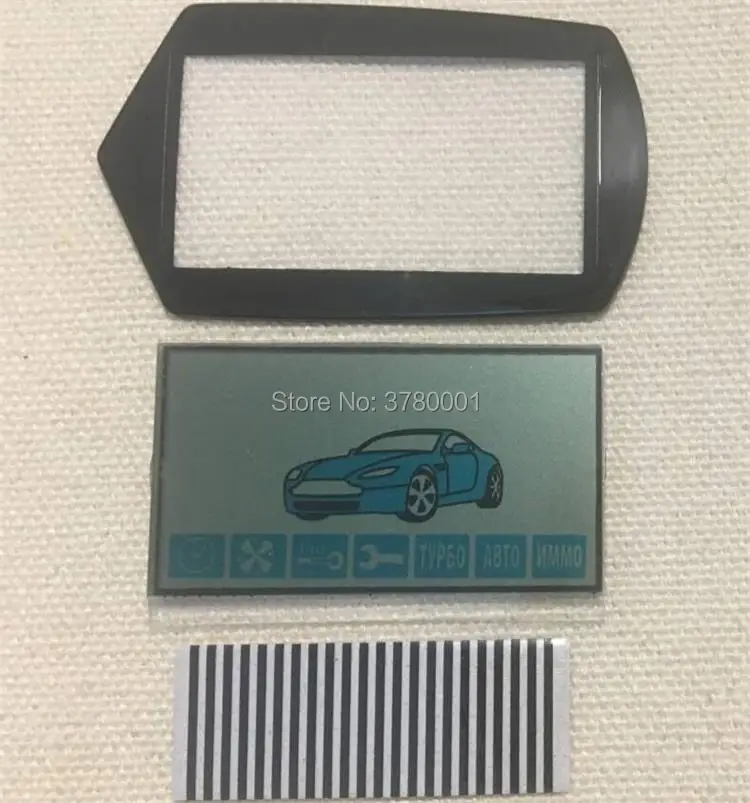 

flexible cable A91 LCD display Screen + LCD Key Case Cover for Starline A91 lcd remote control Key Fob with Zebra Stripes