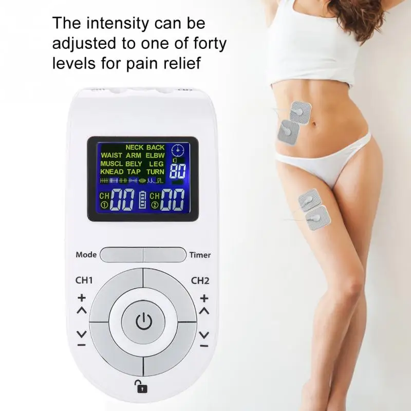Tens Machine Digital Electrical Acupuncture Full Body Health Care Massager Pulse Neck Back Muscle Stimulator Pain Fatigue Relief Tens Machine Digital Electrical Acupuncture Full Body Health Care Massager Pulse Neck Back Muscle Stimulator Pain Fatigue Relief